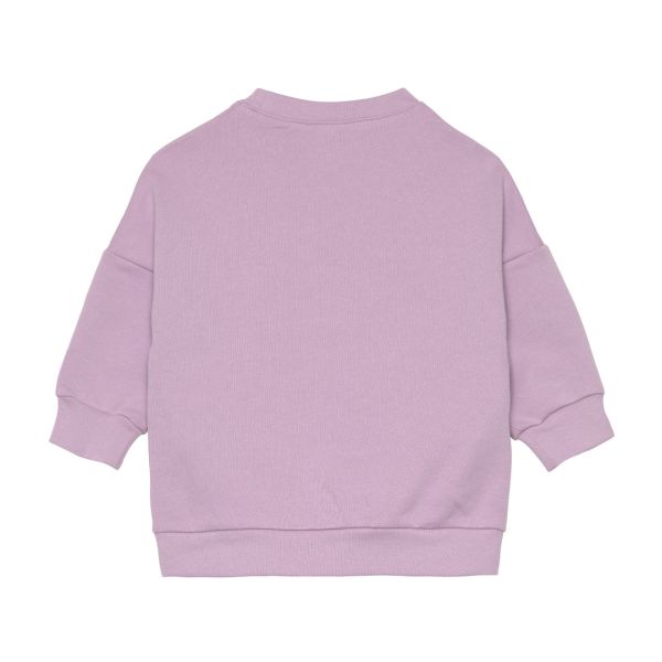 Pull enfant Little Gang Arc en ciel lila 7/12 mois