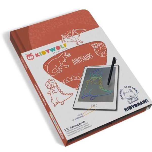 Tablette à dessiner format A5 thème Dinasaures
