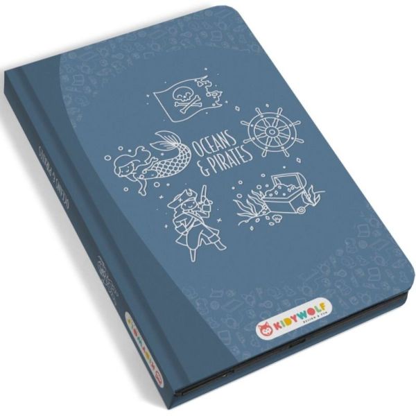 Tablette à dessiner format A5 thème Océans et Pirates