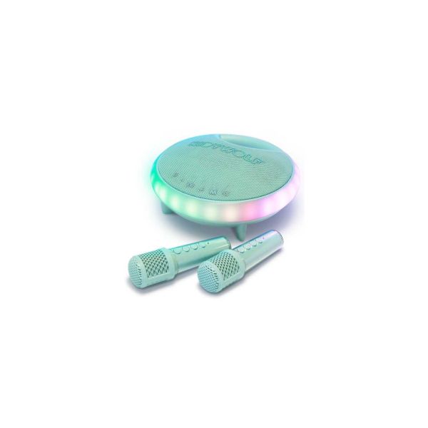 Enceinte avec 2 micros karaoké intégrés pour enfant