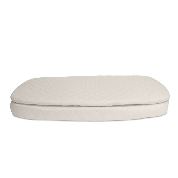 Pack Lit bébé Kimi Bois de rose et matelas + alèse et drap housse blanc