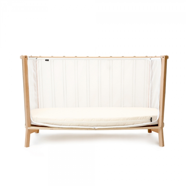 Lit bébé évolutif Kimi Hazelnut + Matelas