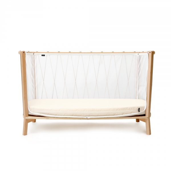 Lit bébé évolutif Kimi Hazelnut + Matelas Organic