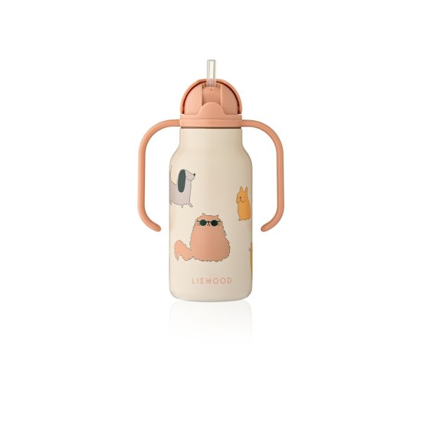 Gourde isotherme Kimmie 250 ml Cats and Dogs Sandy