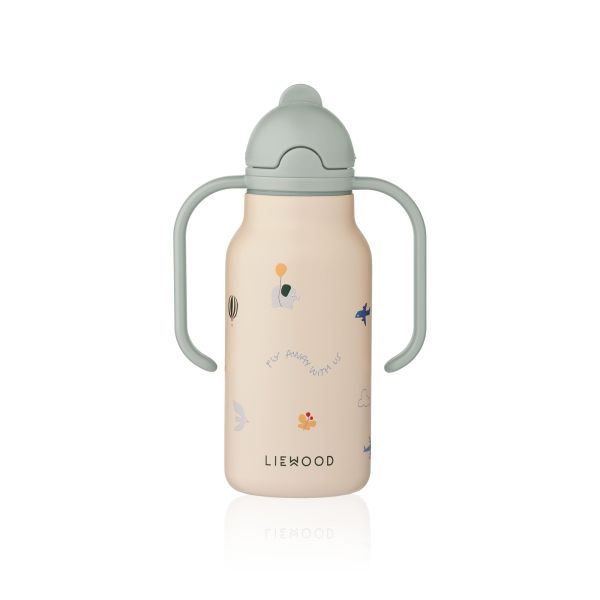 Gourde isotherme enfant 250 ml à poignées Kimmie Flying Sandy