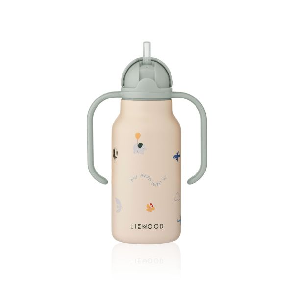 Gourde isotherme enfant 250 ml à poignées Kimmie Flying Sandy