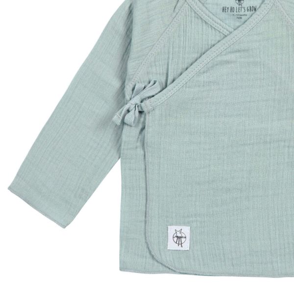 Kimono bébé en mousseline - Silver 3/6 mois