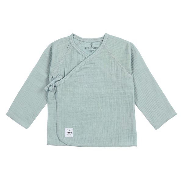 Kimono bébé en mousseline - Silver 0/2 mois