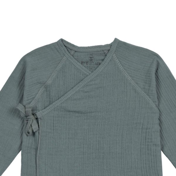 Kimono bébé en mousseline - Green 0/2 mois