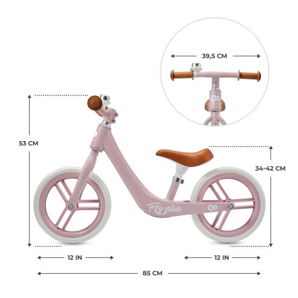 Draisienne Fly Plus Powder Pink