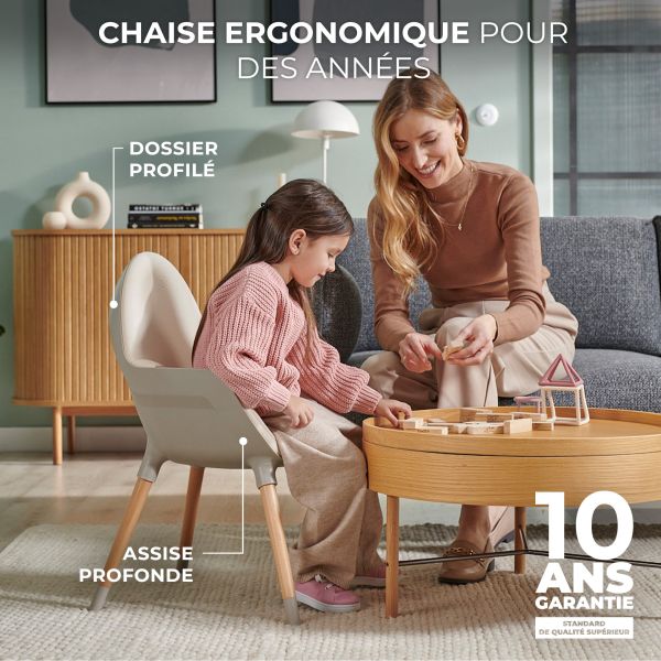 Chaise haute Fini² Gris