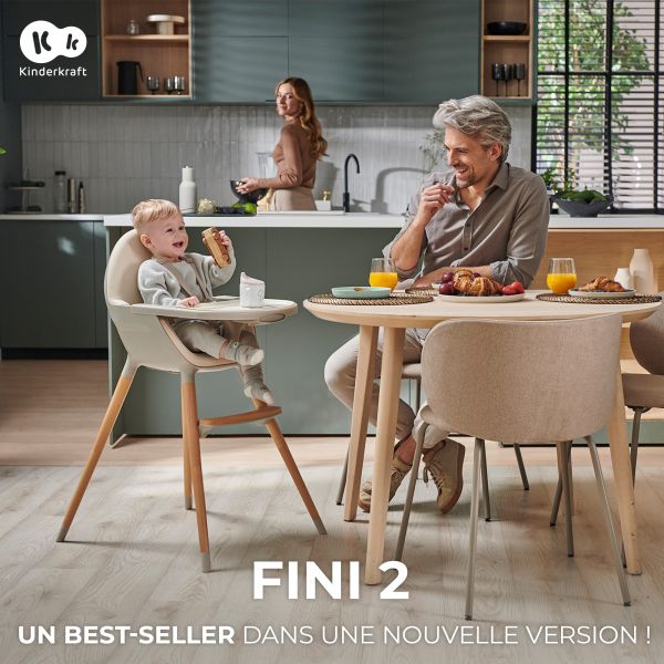 Chaise haute Fini² Gris