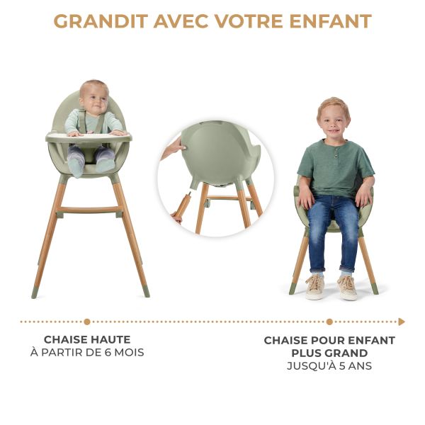 Chaise haute Fini² Vert