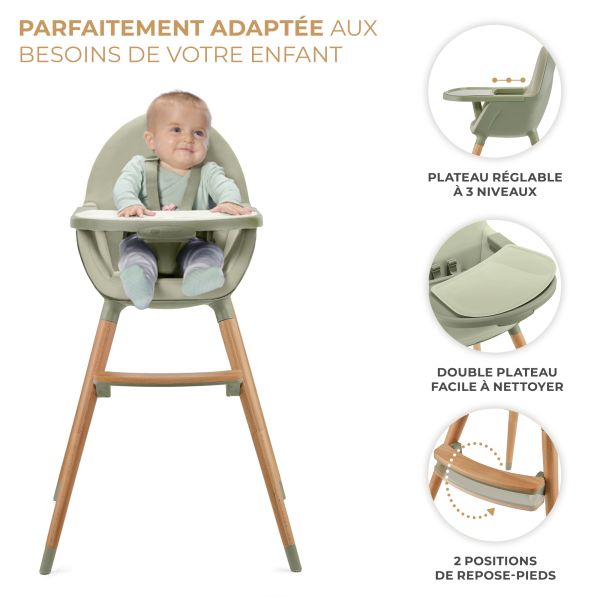 Chaise haute Fini² Vert
