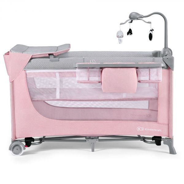 Lit parapluie Leody avec accessoires - Pink