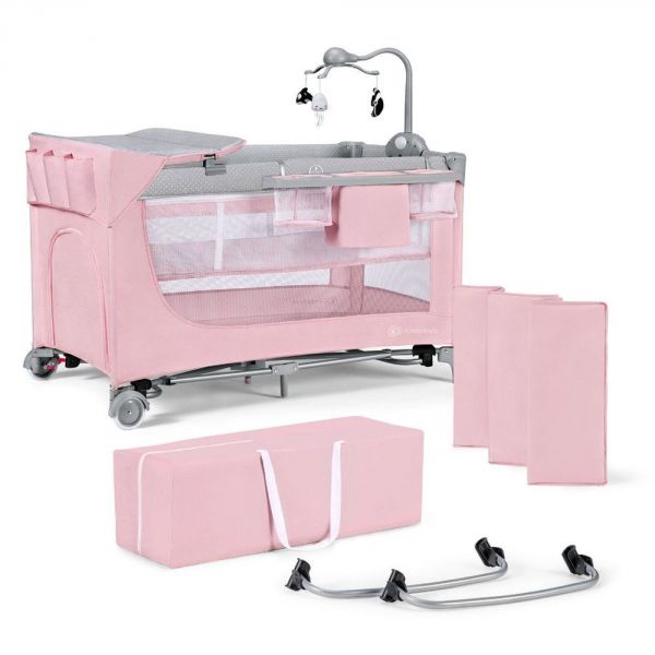 Lit parapluie Leody avec accessoires - Pink