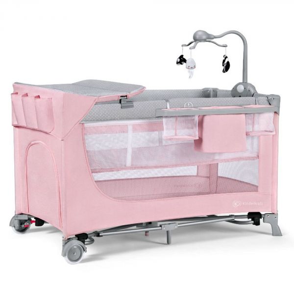 Lit parapluie Leody avec accessoires - Pink