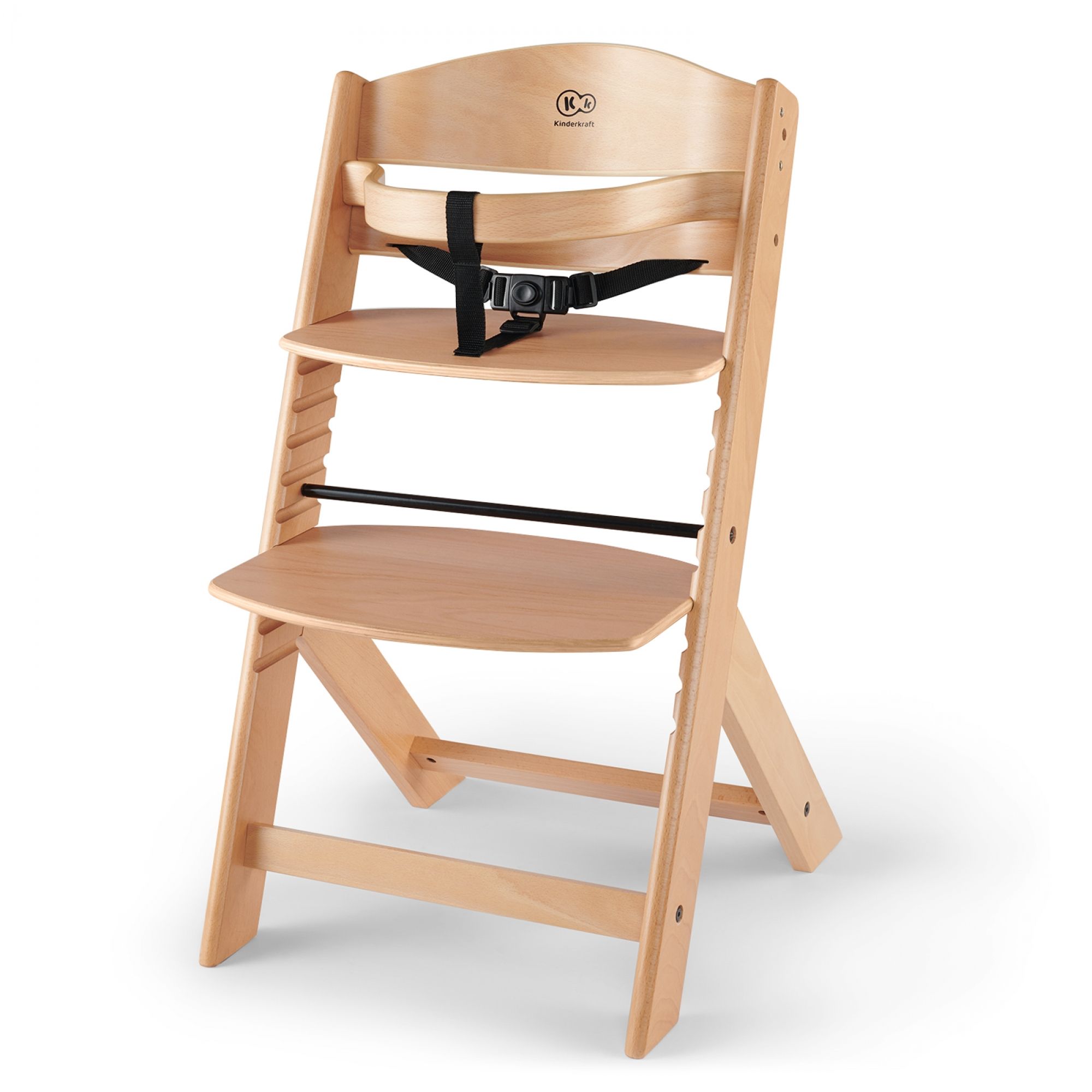 KinderKraft Enock Chaise haute évolutive en bois