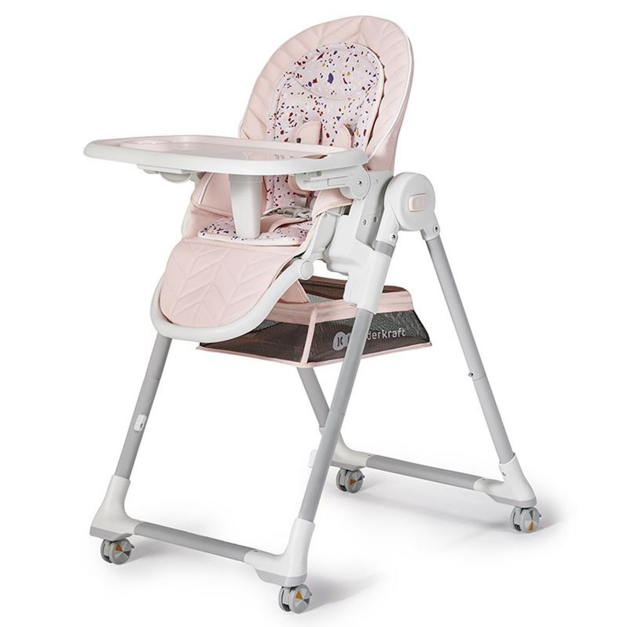 Chaise haute évolutive Kinderkraft Fini Pink