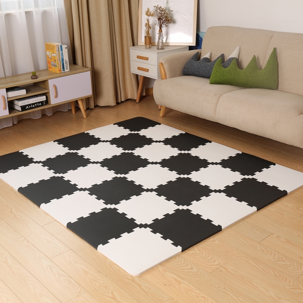 Tapis en mousse Luno Noir