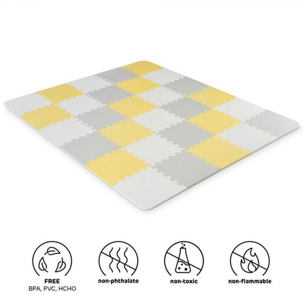 Tapis en mousse 1er âge Luni - Yellow