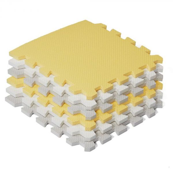 Tapis en mousse 1er âge Luni - Yellow