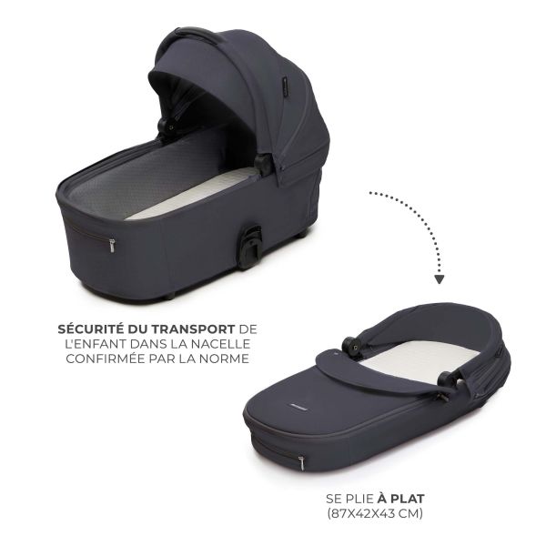 Poussette duo Nea² Deep Grey