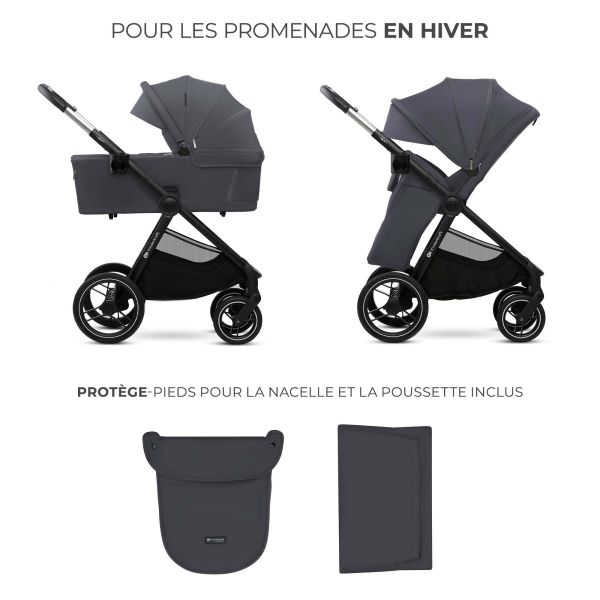 Poussette duo Nea² Deep Grey