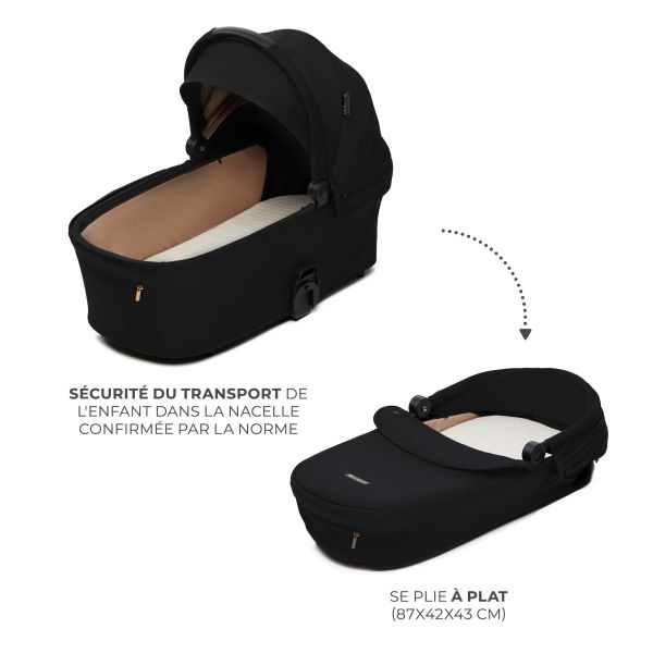 Poussette duo Nea² Midnight Black