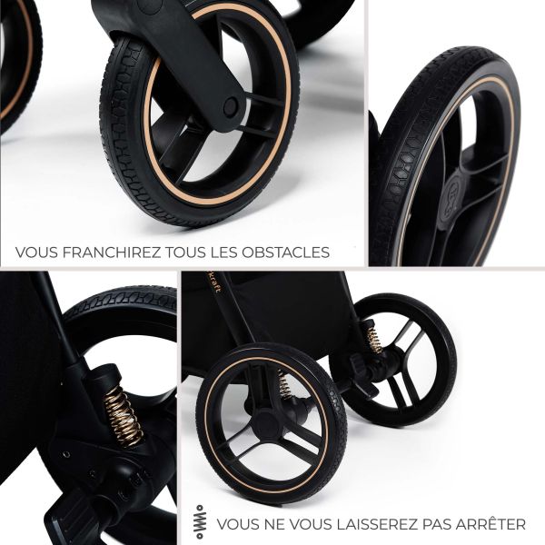 Poussette duo Nea² Midnight Black