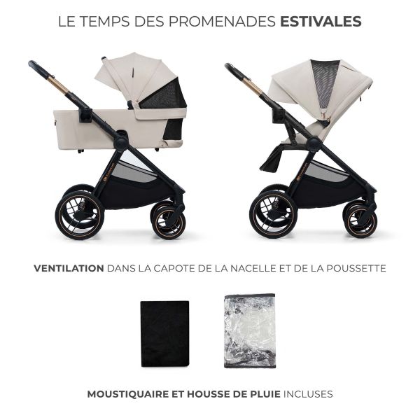 Poussette duo Nea² Soft Beige