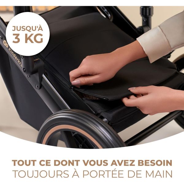 Poussette trio Prime² Beige + siège auto Mink Pro
