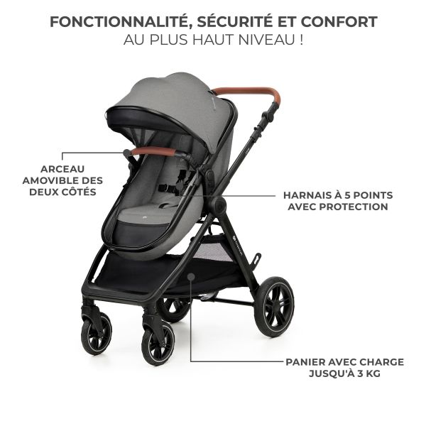 Poussette trio Esme Moonlight Grey