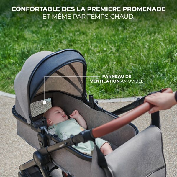 Poussette trio Esme Pure Black