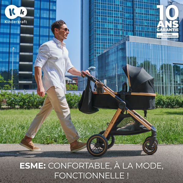 Poussette trio Esme Pure Black
