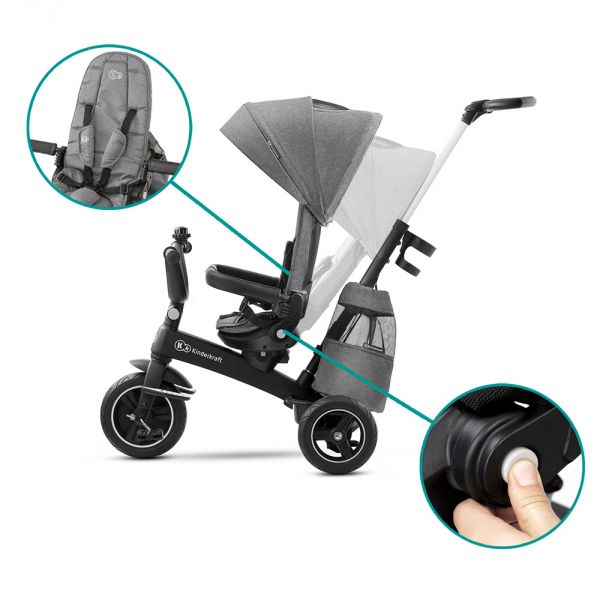 Tricycle Easytwist Platinium Grey