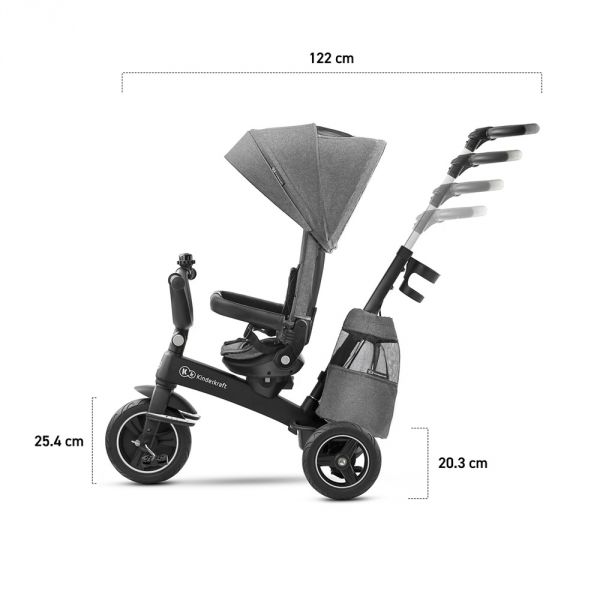 Tricycle Easytwist Platinium Grey