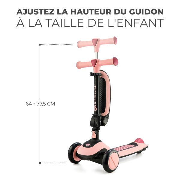 Trottinette Halley rose