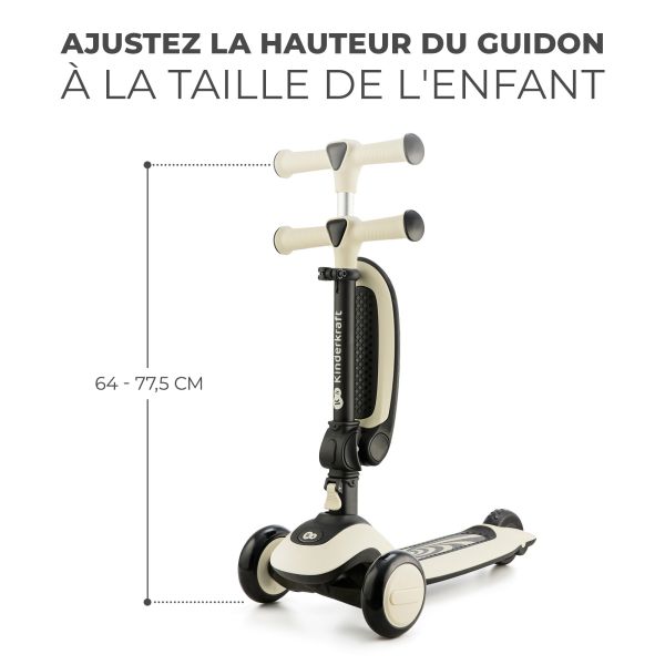 Trottinette Halley Stone White