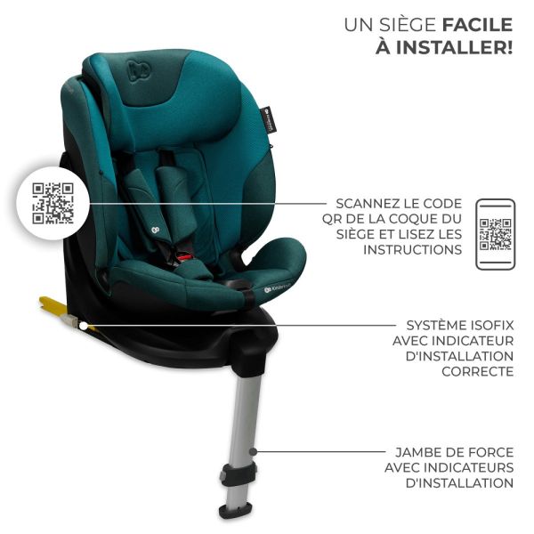 Siège auto I-Fix bleu