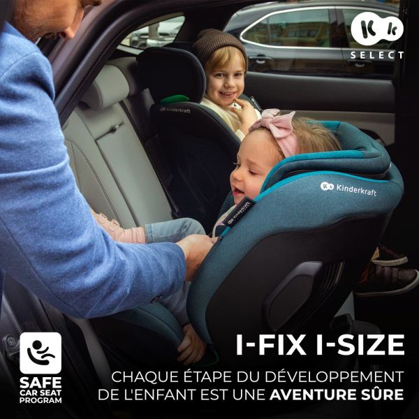 Siège auto I-Fix bleu