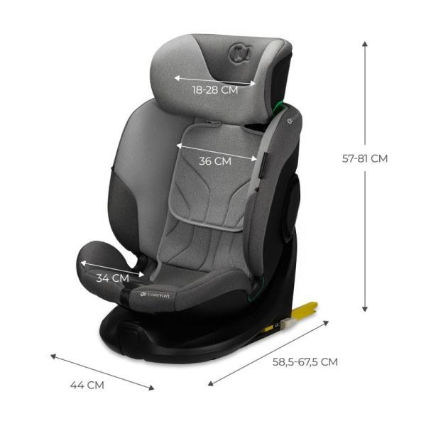 Siège auto I-Fix gris
