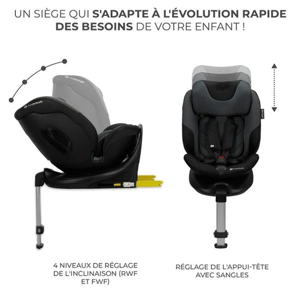Siège auto I-Fix noir