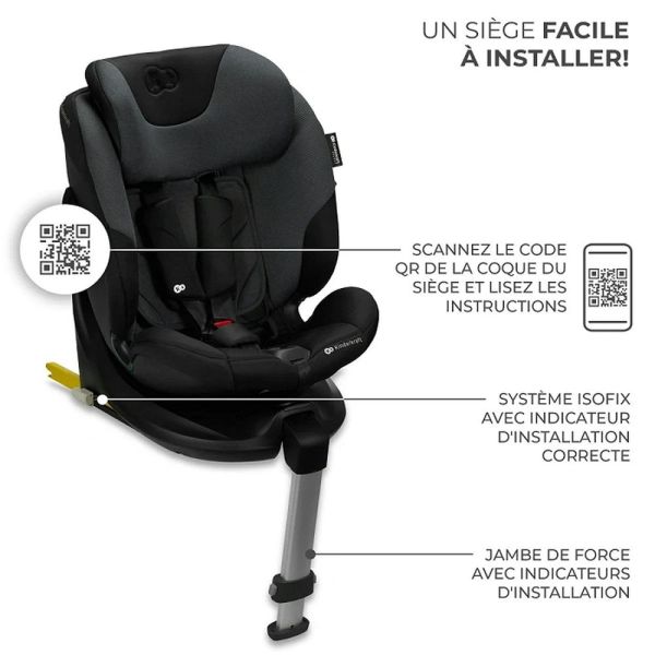 Siège auto I-Fix noir