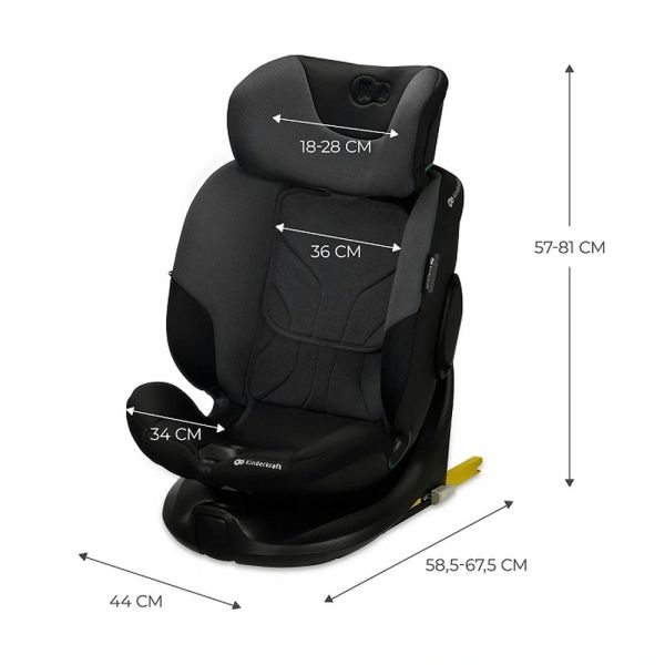 Siège auto I-Fix noir