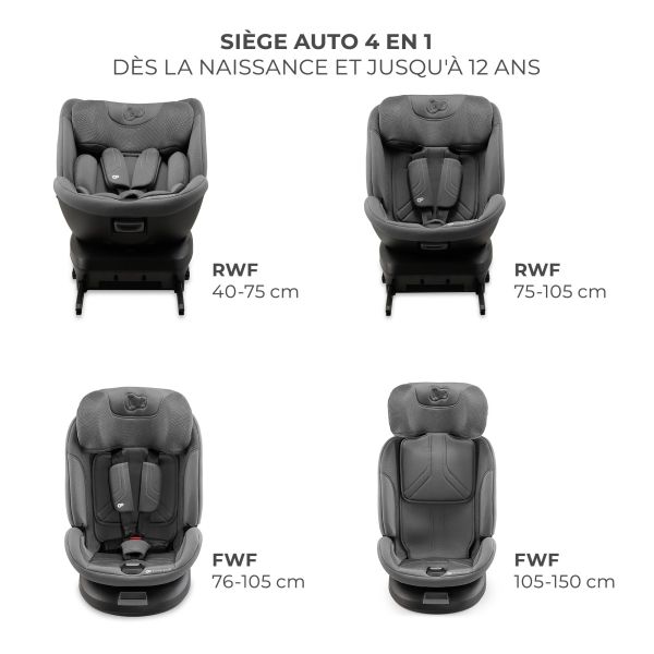 Siège auto Xpedition3 I-Size gris
