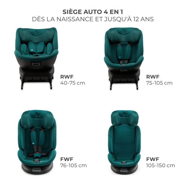 Siège auto Xpedition3 I-Size vert