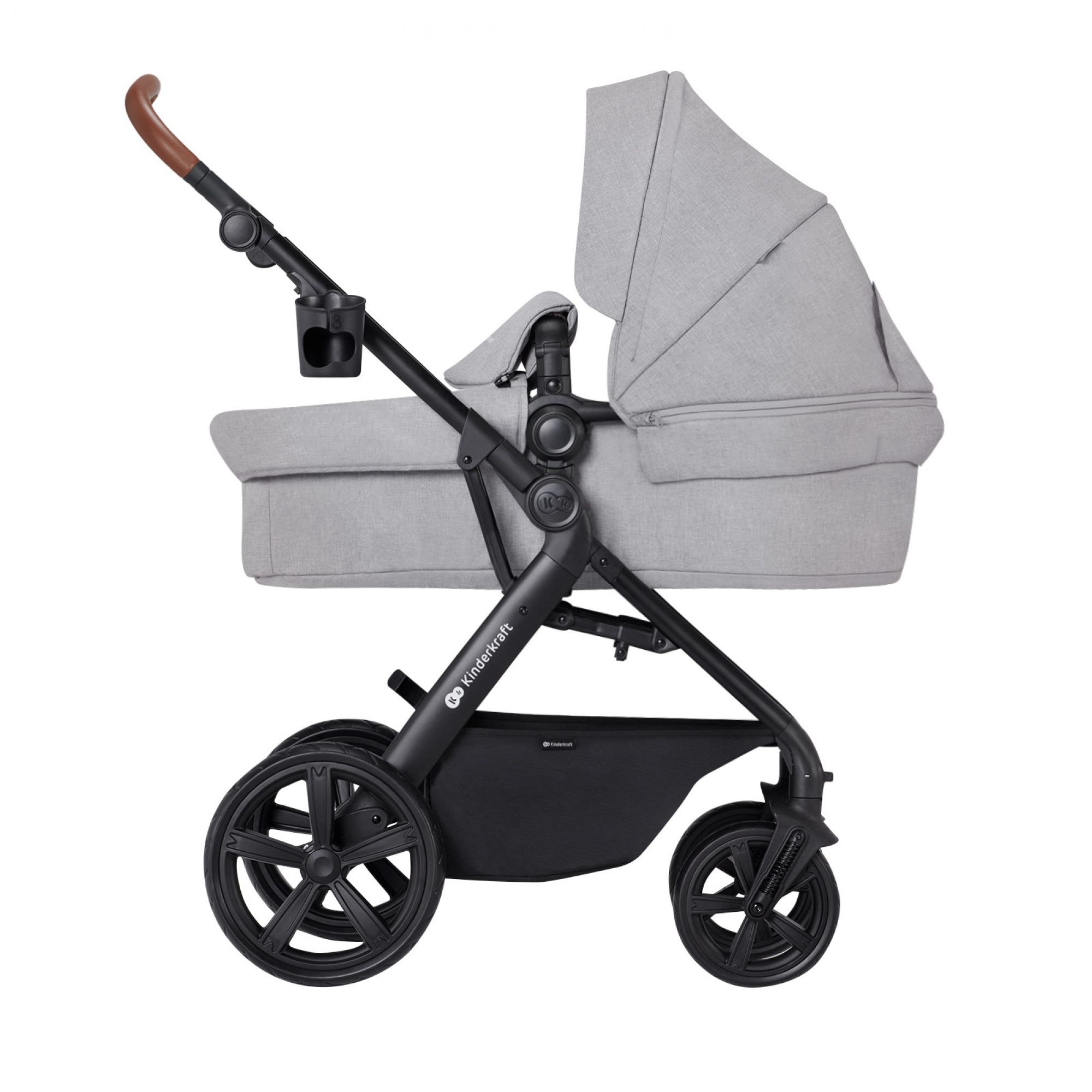 Kinderkraft poussette trio combinée 3en1 gris - Kinderkraft