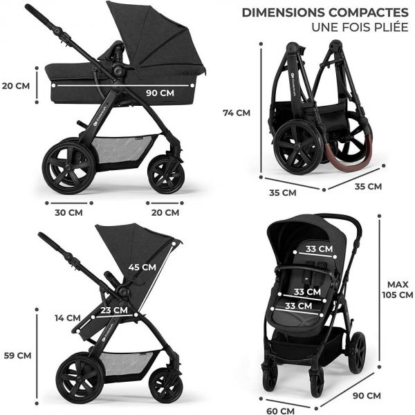 Pack poussette Moov CT Black