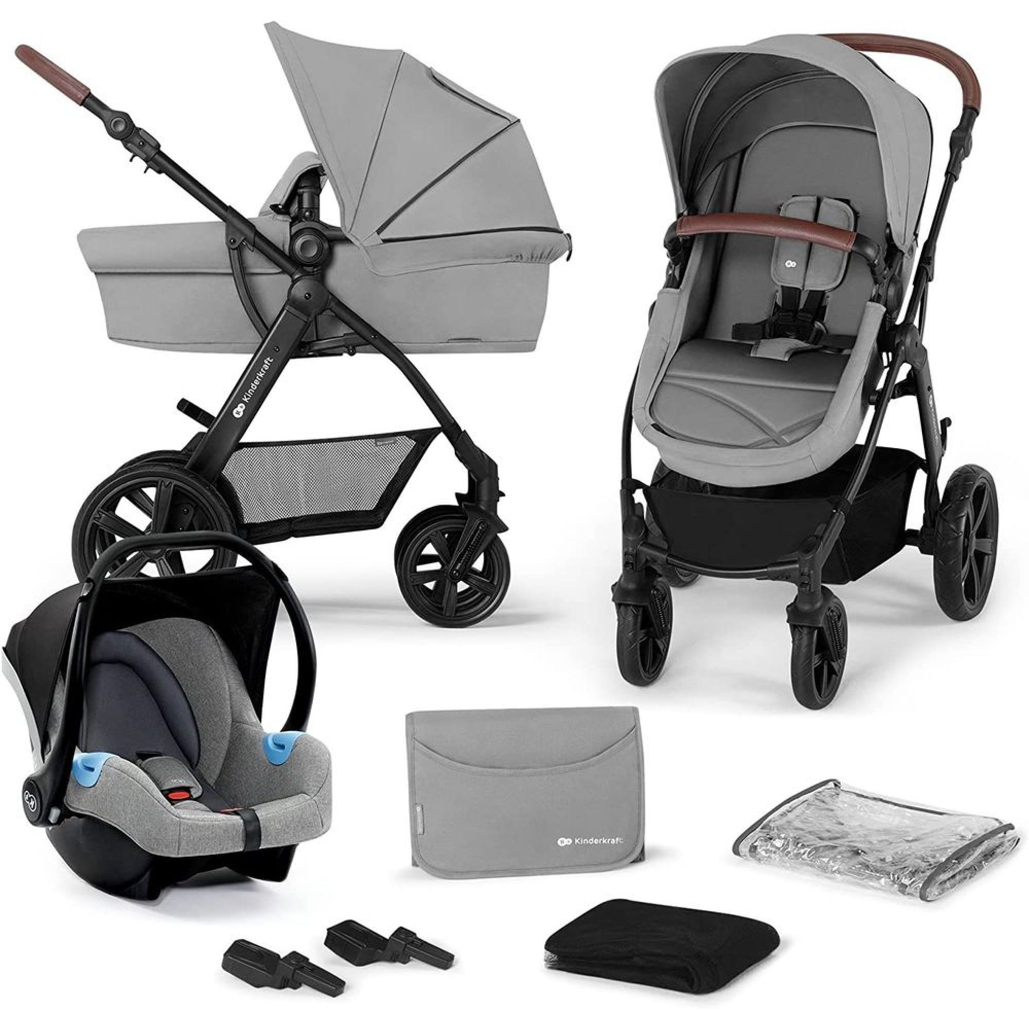 Poussette trio Moov CT Grey Made in B b